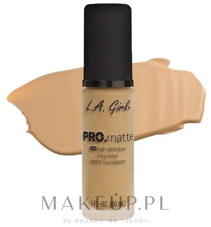 Тональная основа L.A. Girl Pro.Matte Foundation матирующая стойкая, 30 мл, оттенок GLM673 - Beige