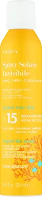 Спрей для тела Pupa Spray Solare Invisibile SPF 15 невидимый без октокрилена 200 мл