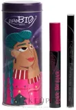 PuroBio Cosmetics Zestaw - Набор для глаз PuroBio Blue Box тушь для ресниц и подводка-фломастер с водой шалфея 9.9+0.69 мл — фото 1