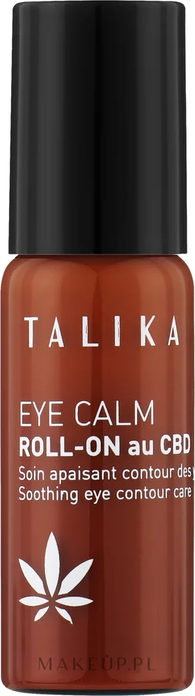 Сыворотка-роллер для области вокруг глаз Talika Eye Calm с каннабидиолом глицерином и растительными маслами 10 мл