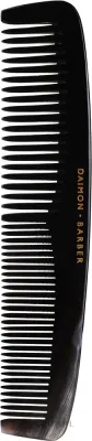 Двусторонняя расчёска для волос и бороды Daimon Barber Comb in Gift Box тёмно-коричневый