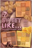 Набор палеток теней для век W7 Sweet Pressed Pigment 3 палетки по 8.1 г — фото 1