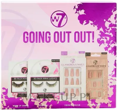 Набор W7 Going Out Out Gift Set накладные ногти 2 x 24 шт и накладные ресницы 2 пары