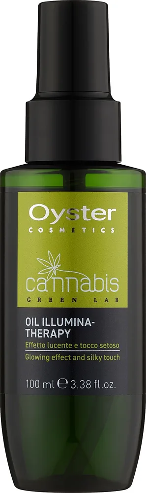 Oyster Cosmetics Oyster Cosmetics Cannabis Green Lab Oil Illumina-Therapy - Масло для сияния волос с коноплёй Oyster Cannabis Green Lab Oil Illumina-Therapy