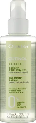 Лосьон для волос Oyster Cosmetics Cutinol Be Cool себорегулирующий для жирной кожи головы 100 мл