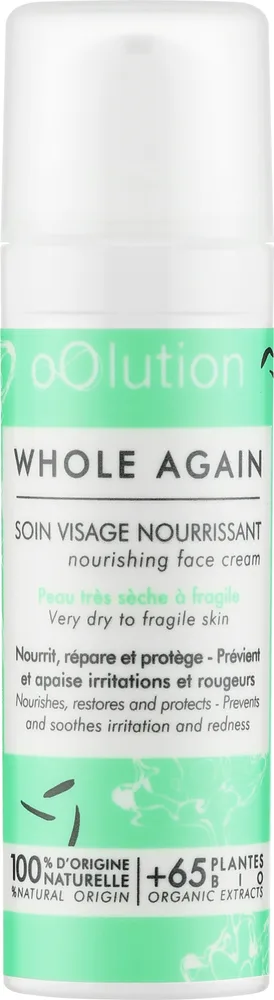 Крем для лица питательный oOlution Whole Again сухая кожа 30 мл
