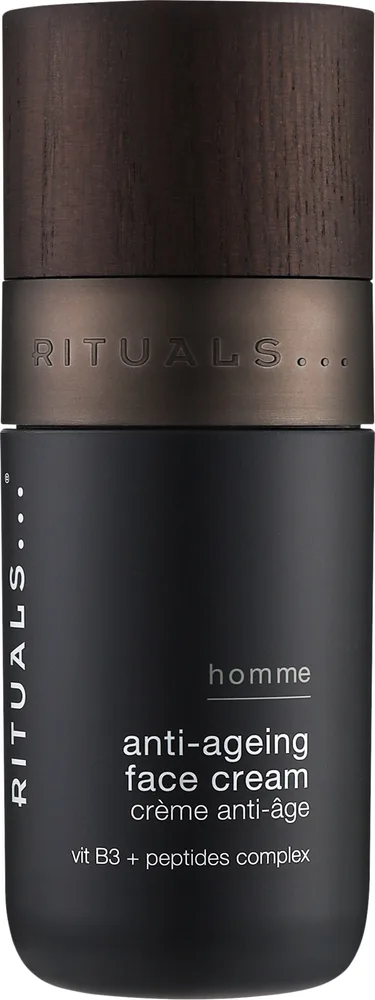 Крем для лица мужской Rituals Homme Anti-Ageing против морщин увлажнение 50 мл