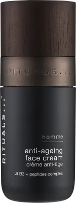 Крем для лица мужской Rituals Homme Anti-Ageing против морщин увлажнение 50 мл