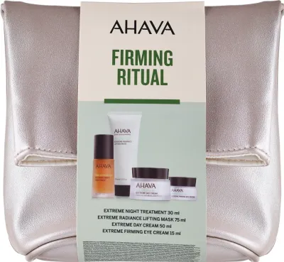 Набор для лица Ahava Firming Ritual маска дневной и ночной крем и сыворотка с минералами и гиалуроном 75+50+30 мл