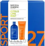 Набор Baylis & Harding Citrus Lime & Mint Sport гель для душа 200 мл и гель для тела и волос 300 мл — фото 1