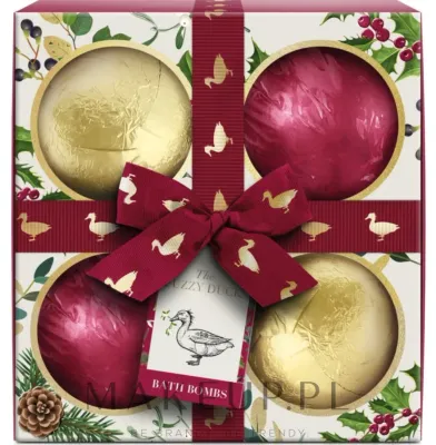 Набор бомбочек для ванны Baylis & Harding The Fuzzy Duck Winter Wonderland 4 шт по 120 г