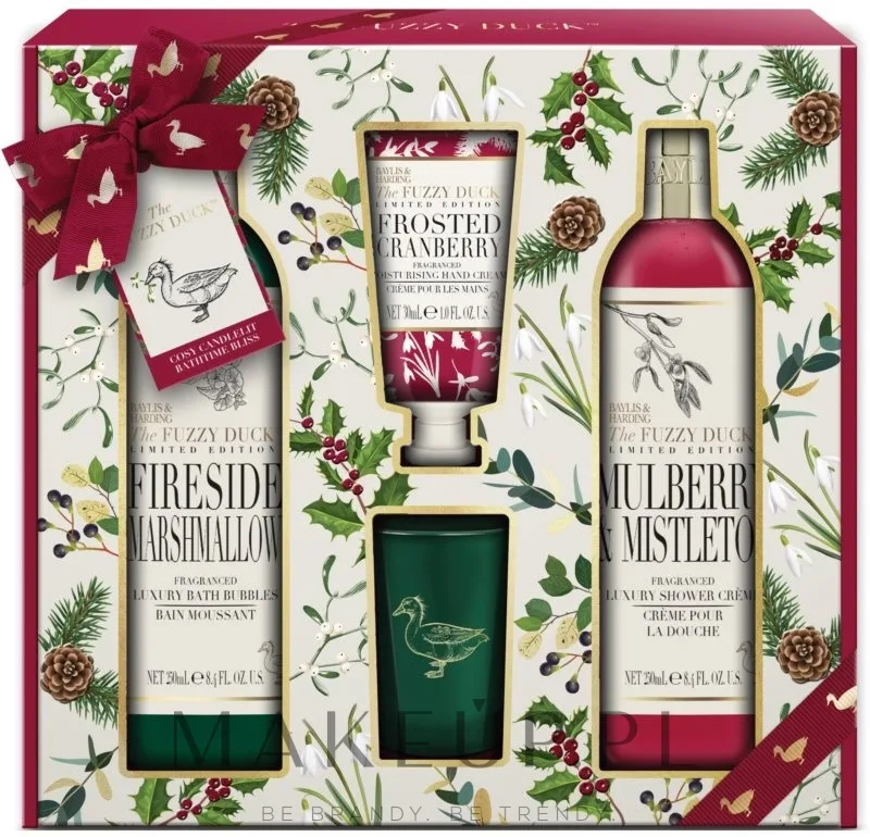Набор Baylis & Harding The Fuzzy Duck Winter Wonderland крем для душа 250 мл пена для ванны 250 мл крем для рук 30 мл и свеча