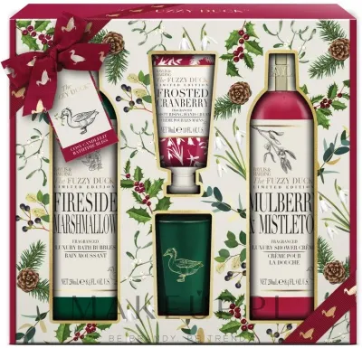 Набор Baylis & Harding The Fuzzy Duck Winter Wonderland крем для душа 250 мл пена для ванны 250 мл крем для рук 30 мл и свеча