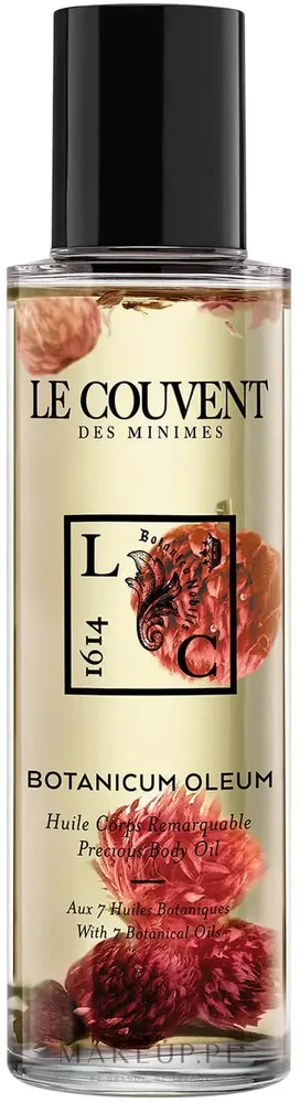 Le Couvent Maison de Parfum Le Couvent Des Minimes Botanicum Oleum Precious Body Oil - Масло для тела Le Couvent Botanicum Oleum Precious питательное с цветочным ароматом 100 мл