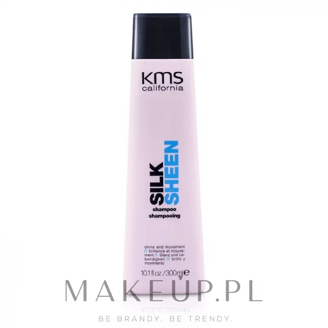 Шампунь KMS California Silk Sheen с протеинами шёлка и миндалём для блеска волос 300 мл