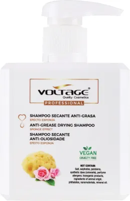 Сухой шампунь Voltage Anti-Grease с крахмалом тапиоки для жирных волос 500 мл