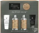 Набор Baylis & Harding The Fuzzy Duck Hemp & Bergamot гель для тела и волос 300 мл гель для душа 300 мл мыло 150 г бальзам после бритья и другие средства — фото 1