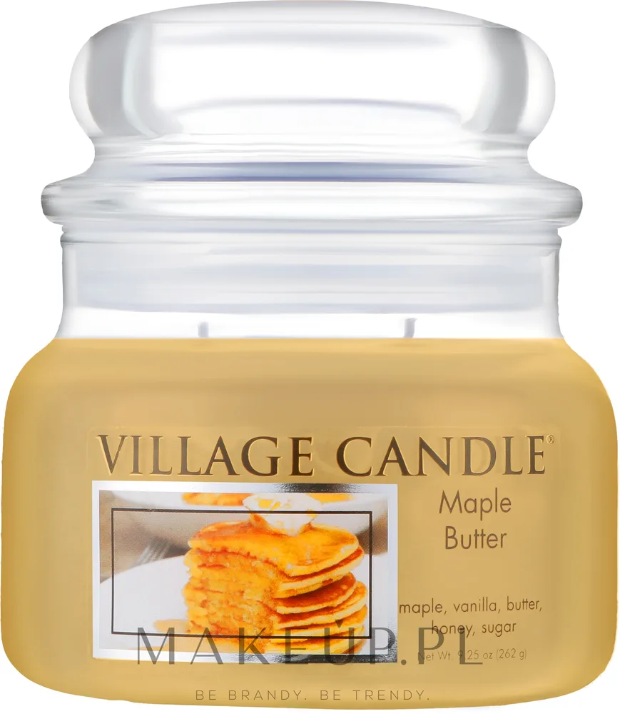 Ароматическая свеча Village Candle Maple Butter / Кленовое масло в банке, 262 г
