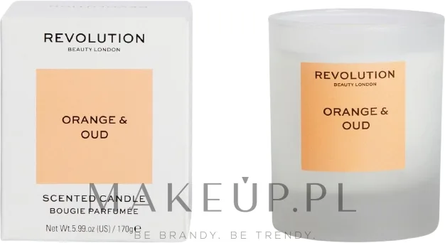 Ароматическая свеча Makeup Revolution Orange & Oud