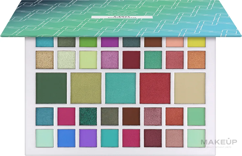 Палетка теней для век XX Revolution X Shadow Palette 37 оттенков, оттенок X-Tra Nude