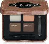 Набор для оформления бровей L.A. Girl Inspiring Brow Kit с пинцетом и воском, оттенок GES342 - Medium and Marvelous — фото 1