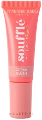 Румяна кремовые Vivienne Sabo Blush Cream Souffle A La Rose для щёк, век и губ, 9 мл
