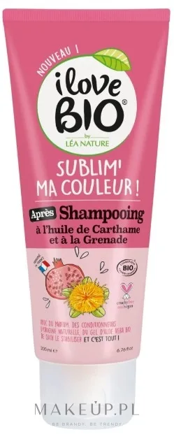 Кондиционер с маслом сафлоры и гранатом I love Bio Safflower Oil & Pomegranate Conditioner, 200 мл