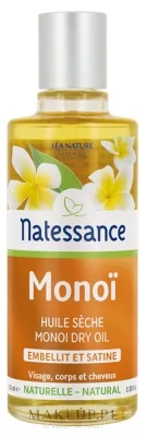 Сухое масло для загара Natessance Monoi с маслом иланг-иланга, 100 мл