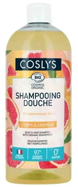Шампунь-гель для душа Coslys с грейпфрутом 2 в 1, 1000 мл
