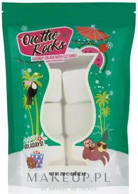 Набор шипучих кубиков для ванны Dirty Works Happy Hooladays Coconut Colada 8 шт по 25 г