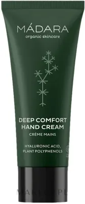 Крем для рук Madara Cosmetics Deep Comfort с гиалуроновой кислотой и маслом какао 60 мл