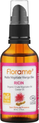 Органическое касторовое масло Florame Ricin Oil для волос и ногтей