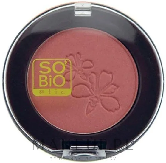 Румяна для щёк So'Bio Etic Blush с бархатистой текстурой и лёгким перламутром, 4 г, оттенок 01 - Rose Caresse