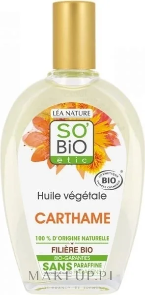 Органическое масло сафлора для волос So'Bio Etic Organic Safflower Oil