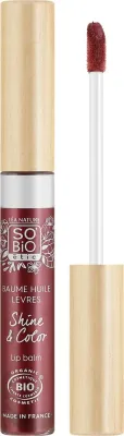Бальзам для губ So'Bio Etic Shine and Color Oil масляный, с натуральными пигментами, 5 мл
