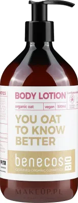 Benecos Body Lotion With Organic Oats — бальзам для тела с органическим овсом, 500 мл