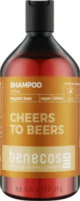 Benecos Unisex Organic Beer Shampoo — унисекс-шампунь с пивом и органическими экстрактами, 500 мл