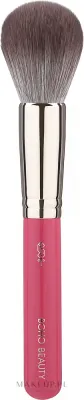 Круглая кисть для пудры Boho Beauty Rose Touch Powder 104V из синтетического ворса розовая