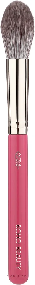 Коническая кисть для румян и бронзера Boho Beauty Rose Touch 106V из кукурузного ворса розовая