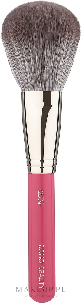 Круглая кисть для пудры Boho Beauty Rose Touch Powder 101V из козьего ворса розовая