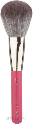Круглая кисть для пудры Boho Beauty Rose Touch Powder 101V из козьего ворса розовая