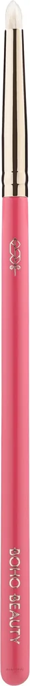 Кисть-бочонок для теней Boho Beauty Rose Touch Detailing Creaser 208 из козьего ворса узкая
