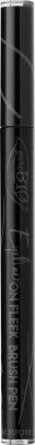 Подводка для глаз PuroBio Cosmetics Eyeliner On Fleek Brush Pen фломастер, интенсивный чёрный, 0,7 мл
