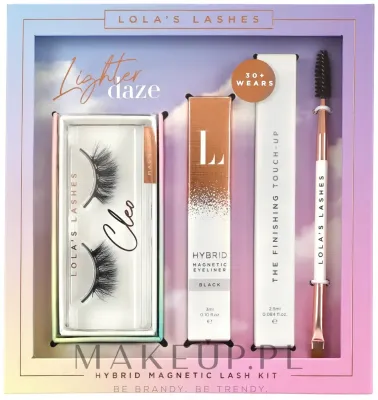 Набор Lola's Lashes Cleo Hybrid Magnetic магнитная подводка 3 мл ремувер 2.5 мл и магнитные ресницы