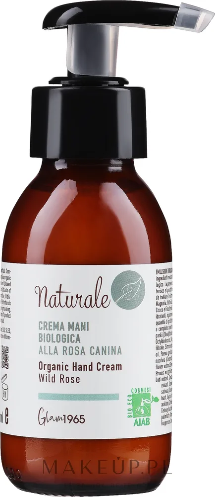 Крем для рук Glam1965 Naturale с экстрактом дикой розы и алоэ вера 100 мл