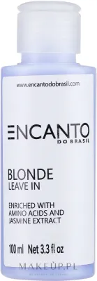 Несмываемый уход для осветлённых волос Encanto Do Brasil Blonde Leave In, 100 мл