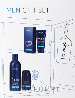 Набор Ziaja Men Duo Concept крем для лица SPF 6 50 мл гель для душа 300 мл и антиперспирант 60 мл