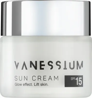 Крем для лица солнцезащитный Vanessium Glow Effect сияние SPF15 50 мл