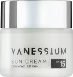 Крем для лица солнцезащитный Vanessium Glow Effect сияние SPF15 50 мл — фото 1