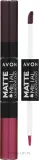 Жидкая помада для губ Avon Matte & Metal Duo 2 в 1, оттенок Mauve Crystal — фото 2